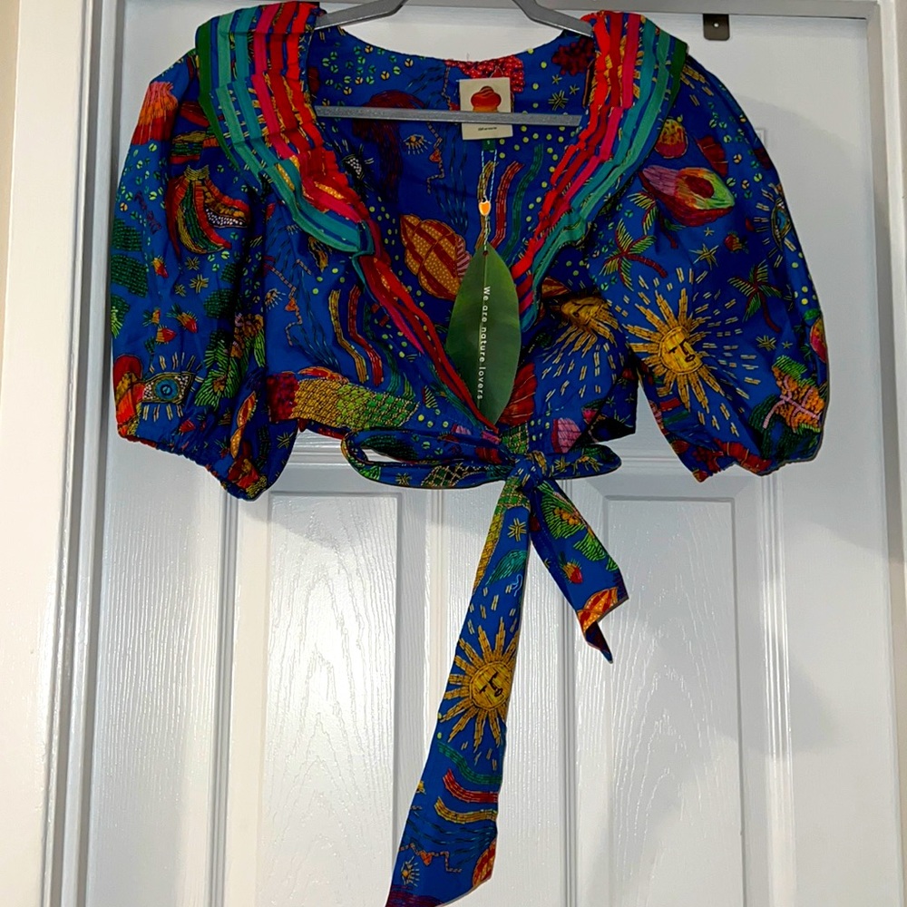 Farm rio cropped top